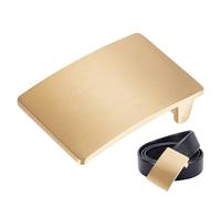 AHANDMAKER Solid Brass Belt Buckle 1.85 Inch Leather Buckle Heavy Duty Solid Brass Men's Belt Buckle Replacement for Men Women Belt Leather Pin Buckle Decoration