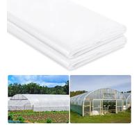 AHAQU 2 Pack Heavy Duty Polythene Sheeting, 2x4m Thickened Clear Plastic Sheet, Waterproof Polythene Cover Sheets, Plastic Dust Sheets for Decorating, Painting, Gardening, Furniture Protection