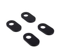 Aharon Motolumino Motorcycle LED Turn Signal Mounting Brackets 4-Pack | Compatible with Triumph, Ducati & Aprilia M8/M10 Thread | Tight Fit in Original Turn Signal Locations | Bike Indicator Lights