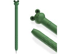 AhaStyle Cute Cartoon iPencil Case for Apple Pencil 1st Generation, Soft Silicone Cover Sleeve Accessories Compatible with Apple Pencil 1st Generation (Green Frog)