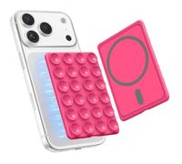 AhaStyle Magnetic Suction Phone Mount for MagSafe Case, iPhone & Android | Included Adapter Ring, Silicone Portable Mount Stand, Removable Hands-Free Selfie Video/Makeup/Vlogs, TikTok Influencers Gift