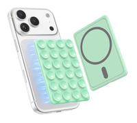AhaStyle Magnetic Suction Phone Mount for MagSafe Case, iPhone & Android | Included Adapter Ring, Silicone Portable Mount Stand, Removable Hands-Free Selfie Video/Makeup/Vlogs, TikTok Influencers Gift