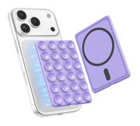 AhaStyle Magnetic Suction Phone Mount for MagSafe Case, iPhone & Android | Included Adapter Ring, Silicone Portable Mount Stand, Removable Hands-Free Selfie Video/Makeup/Vlogs, TikTok Influencers Gift