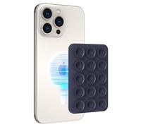 AhaStyle Silicone Suction Phone Case Stand for iPhone 16/15/14/13/12 Series, Magnetic Suction Cup Phone Mount for iPhone MagSafe Phone Case, Mirror Shower Phone Holder, for TikTok Videos and Selfies