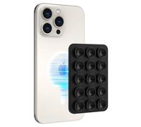 AhaStyle Silicone Suction Phone Case Stand for iPhone 16/15/14/13/12 Series, Magnetic Suction Cup Phone Mount for iPhone MagSafe Phone Case, Mirror Shower Phone Holder, for TikTok Videos and Selfies