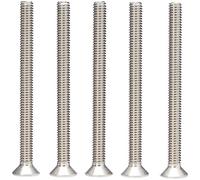 AHCA2 Stainless Steel Socket Countersunk Screw Allen Key Bolts M6 6mm x 70mm (Pack of 10)
