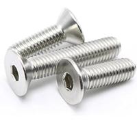 AHCA2 Stainless Steel Socket Countersunk Screw Allen Key Bolts M6 6mm x 70mm (Pack of 5)