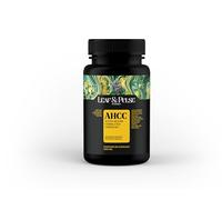 AHCC 1000mg - High-Strength Active Hexose Correlated Compound | 60 Vegan Capsules | Fermented Mushroom Extract | No Artificial Additives | Non-GMO | Made in The UK | Leaf & Pulse