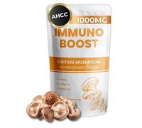 AHCC Supplement - Liver Detox & Immune Support - ImmunoBoost Shiitake Mushroom Extract 1000mg - Cholesterol & Gut Health - UK Made - 60 Capsules
