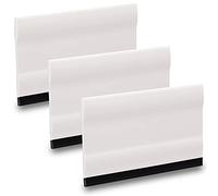 AHCHAY 3-inch Screen Printing Squeegee with Soft Rubber, Tiny Flexible Block Scraper for Car Mirror, Vehicle Side Rear Glass, Removing Water and Rain, Pack of 3