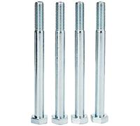 AHCHigh Tensile Hex Head Bolt - Zinc Plated M10 10mm x 120mm (Pack of 4)