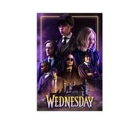 AhCor Wednesday Horror Comedy TV Series Poster (12) Canvas Poster Bedroom Decor Sports Landscape Office Room Decor Gift Unframe-style 12x18inch(30x45cm)