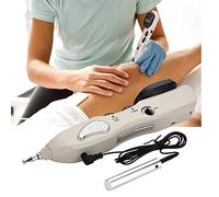 AHCP Acupuncture Solar Powered Electro Device Pen for Relieve the Pain of Cervical Vertebrae, Shoulders, Waist, Migraine, Sports Injuries, Muscle and Joint Pain, Back Pain, Feet and Other Pain (Cream)