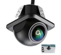 AHD 1080P Car Rear View Camera with Night Vision, 170° Wide Angle, IP68 Waterproof, RCA/AV Connection, 12V, Includes Video Cable, Power Cable and Mounting Accessories, for Car, SUV