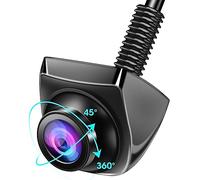 AHD 1080P Reverse Camera: 360°+45° Adjustable Rear View with 170° Wide Angle Reversing/Front cameras-IP69 Waterproof Parking-Universal 12V-24V for Car/Truck/SUV/Van