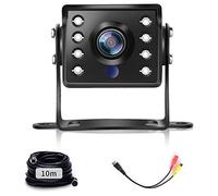 AHD & CVBS Car Reversing Camera 4 Pin Cable RCA Connector, Hodozzy IP69 Waterproof Reverse Camera 18 IR Night Vision Car Backup Camera for RV/Motorhome/Bus/Lorry/Trucks/Vans Car Rear View camera