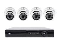 AHD video surveillance package PNI House AHD880, 8 channels, 5MP - DVR/NVR and 4 outdoor cameras AHD25, 5MP, dome, IP66