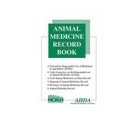AHDA Animal Medicine Record Book - Single