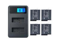 AHDBT-501 Battery Kits With Intelligent Dual Slots Charger，Compatible For GoPro，For Hero8 7 6 5 Black Sports Action Camera Accessories