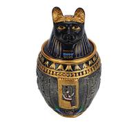 AHDFY Ashes Resin Decorative Urn, Pet Urns, Pet Funeral Supplies,Egyptian Cat God Urn Statue, It Has Both Commemorative and Decorative Value,Cat