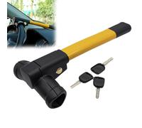 AHDXKUE T-Bar Steering Wheel Lock, Car Steering Wheel Locks Universal Car Anti Theft Lock, Heavy Duty Car Security Devices, Car Locks Steering Wheel for Auto/SUV/Vans with Includes 3 Keys
