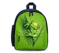 Ahdyr Colored Hand Sketch Frogs Unisex Backpack Lightweight Laptop Shoulder Bag Causal Daypack Outdoor Bags