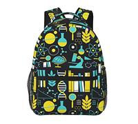 Ahdyr Daypack Backpack Anti Theft Multipurpose Big Capacity Bookbag Science Math Physical Chemical Biology Art Business Computer Bag With Side Pockets