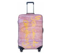 Ahdyr Travel Luggage Cover Suitcase Protector Bag, You Can Do Anything Double-Sided Printed Fits 18-32 Inch Luggage, Baggage Covers for Kid and Adult,Large