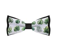 Ahdyr Various Tropical Leaves Bow Tie for Men Wedding Party Bowtie