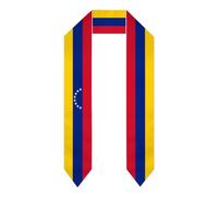 Ahdyr Venezuelan Venezuela Flag Graduation Stole Sash Scarf shawl for Student International Study Class of 2025 Graduate