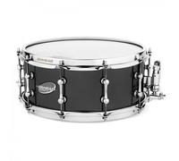 Ahead 13" x 6" Black On Brass Snare Drum w/Dunnett Strainer