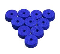AHEAD BLUE WOOL CYMBAL FELTS 10 PACK 1.5"X.5"
