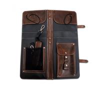 Ahead Brown Handmade Leather Drumstick Bag