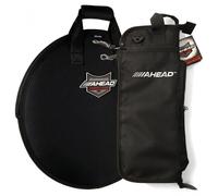 Ahead Drum Stick Bag & Cymbal Bag Bundle Black