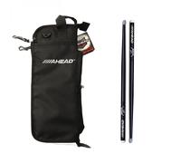 Ahead Drumstick Bag & Lars Ulrich Signature Sticks Black