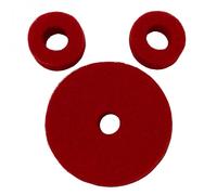 Ahead Red Wool Cymbal Felts Hi-Hat Pack (1x SEAT 2x CLUTCH FELTS)
