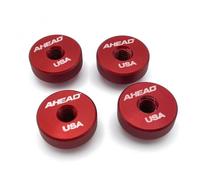 Ahead Speed Nut Cymbal Toppers 4 Pack Red