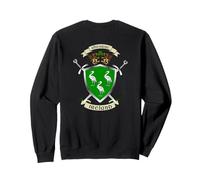 Ahearne Irish Shield w/Crossed Celtic Swords (Back) Sweatshirt