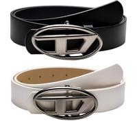 AHEJIOO Y2k Style with Oval D Buckle, Y2k Accessories, Vintage Gothic Punk D and Star Buckle Belt for Men and Women, Stylish Waistband for Jeans and Trousers, Ideal for Office and Leisure