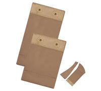AHENCON Bodysuit Extender For Women Adjustable Crotch Add Length To Shapewear Bodysuit Crotch Extender, Khaki-（2pc,2 Plastic，3" Length+4" Length）, One Size