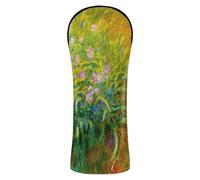 AHENGPAIG Golf Club Covers Claude Monet Path Through The Irises Premium PU Leather Golf Headcover for Woods Women