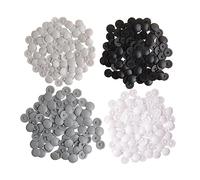 AHEOVS 400 Pcs Plastic Screw Covers - Phillips Head Screw Cover Caps for Furniture, Cabinet, Shelf