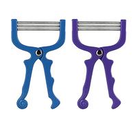 AHEOVSD 2 Pieces Handheld Facial Hair Removal Threading Beauty Epilator Tool Removal Threader Remover Spring Facial Hair Epilator Use for Women Face Hair Removing Beauty Tools Random Color