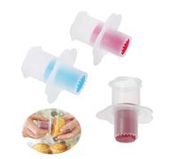 AHEOVSD 3 Pcs Cupcake Corer Plunger Cutter Mini Pastry Corer Tools Plastic Cupcake Hole Punch for Baking (Random Color)