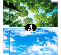 Aheroi Light Covers for Ceiling Lights Classroom, Fluorescent light covers
