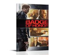 AHEUWAEBE Badge of Honor Poster Canvas Wall Art Aesthetic Cover Poster Modern Art Painting for Living Room 08x12inch(20x30cm) Frame-style