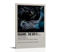 AHEUWAEBE Brahms The Boy II Poster Canvas Wall Art Aesthetic Cover Poster Modern Art Painting for Living Room 12x18inch(30x45cm) Frame-style
