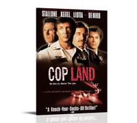 AHEUWAEBE Cop Land Poster Canvas Wall Art Aesthetic Cover Poster Modern Art Painting for Living Room 16x24inch(40x60cm) Frame-style