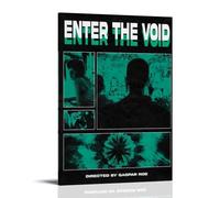 AHEUWAEBE Enter The Void Poster Canvas Wall Art Aesthetic Cover Poster Modern Art Painting for Living Room 20x30inch(50x75cm) Frame-style