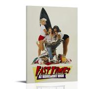 AHEUWAEBE Fast Times at Ridgemont High Poster Canvas Wall Art Aesthetic Cover Poster Modern Art Painting for Living Room 24x36inch(60x90cm) Frame-style
